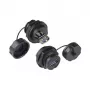 Alcasa IC04-U304 - USB A - czarny - żeński - prosty - politereftalan butylenu (PBT) - polichlorek winylu (PVC) - IP65 - IP67 (IC04-U304)
