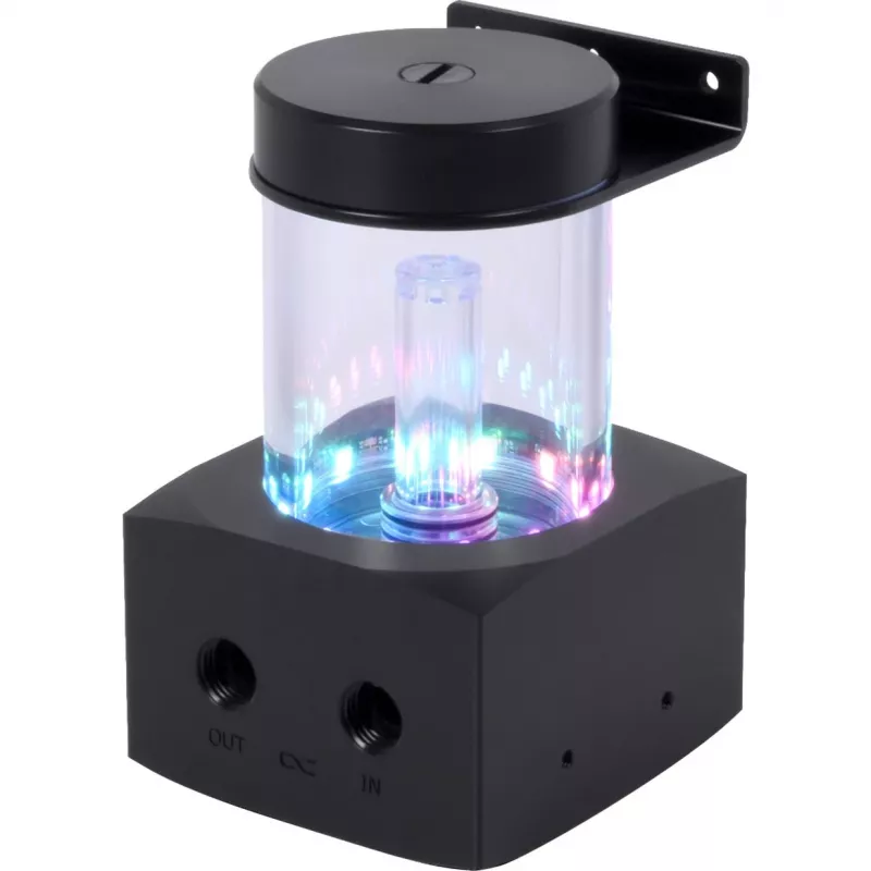 Blok wodny Alphacool 15380 akryl aluminium tworzywo sztuczne czarny 76,5x131x76,5mm