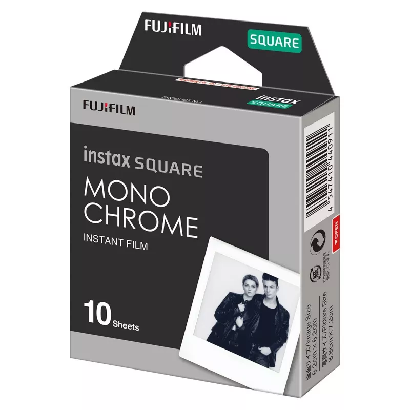 Błona natychmiastowa Fujifilm Instax Square 10 arkuszy monochromatyczna