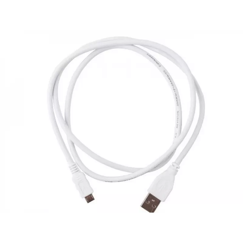 Gembird Cablexpert - Kabel USB - Micro-USB Typ B (M) do USB (M) - 1 m - formowany - biały (CCP-MUSB2-AMBM-W-1M)
