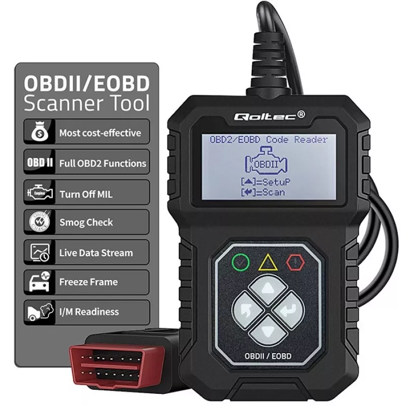 Tester diagnostyczny OBDII QOLTEC ProLine (model 50684)