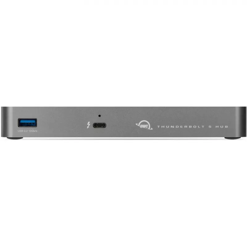 Thunderbolt 5 Hub, stacja dokująca Szary/czarny, Thunderbolt 5, USB-A
