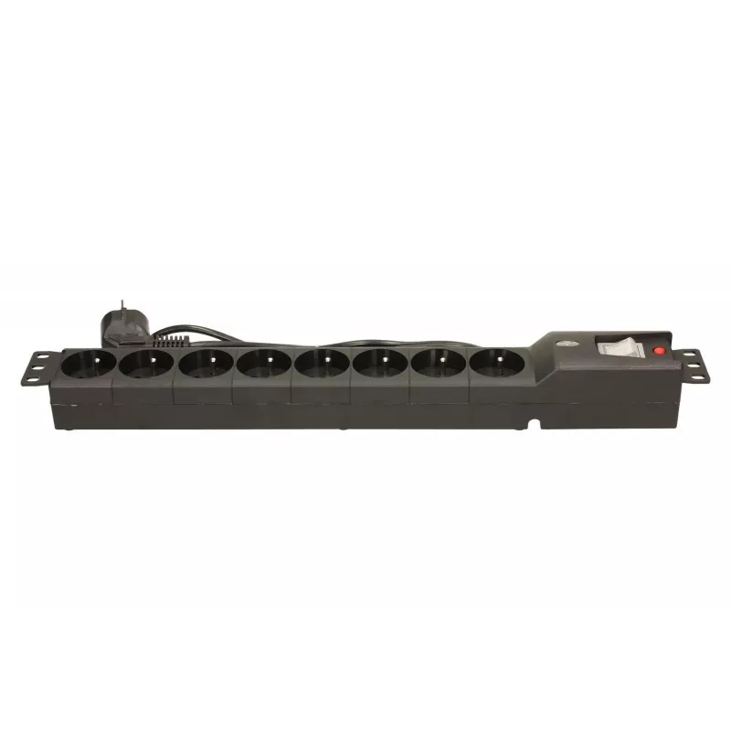 LESTAR LXARM 810 G-A K.:CZ 1,5M 19PDU Czarny 8 gniazd AC 230 V 1,5 m
