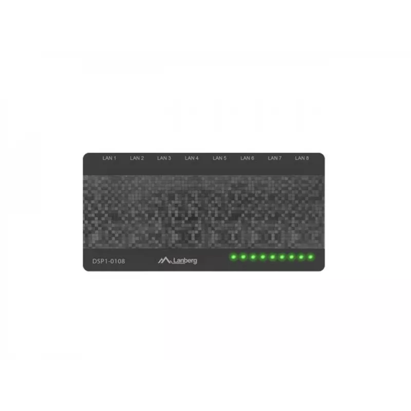 LANBERG DSP1-0108 Lanberg Switch DSP1-0108 8-Port 100MB/S Desktop