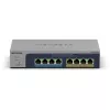 NETGEAR MS108TUP Niezarządzalny L2 2.5G Ethernet (100/1000/2500) Power over Ethernet (PoE) Szary