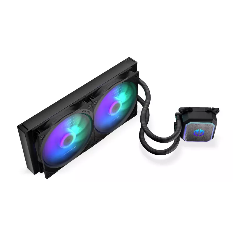 ENDORFY Navis F280 ARGB Obudowa komputera Chłodzenie cieczą All-in-one 14 cm Czarny 1 szt.