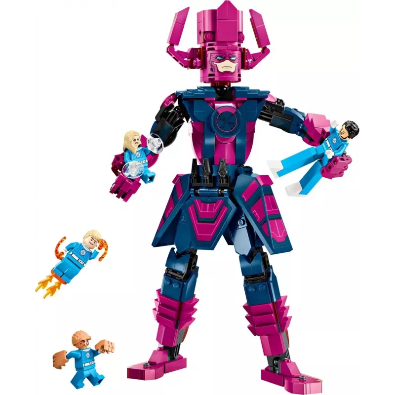 LEGO zestaw konstrukcyjny Marvel Super Heroes 76316 — Fantastyczna Czwórka: Minifigurka Galactus, 427 elementów, 4 minifigurki, wiek 9+
