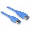 Kabel USB 3.0-A męsko-żeński DeLOCK 82541 5 m niebieski