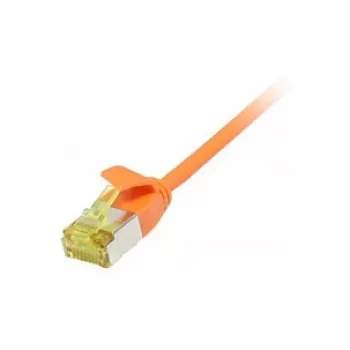 Kabel krosowy RJ45, CAT6A 500 MHz, 7,5 m, pomarańczowy, U/FTP, cienkiline okrągły d=3,8 mm, TPE/LSZH (Superflex), AWG32, z przewodem surowym kat. 7, Synergy 21 (S217368V3)