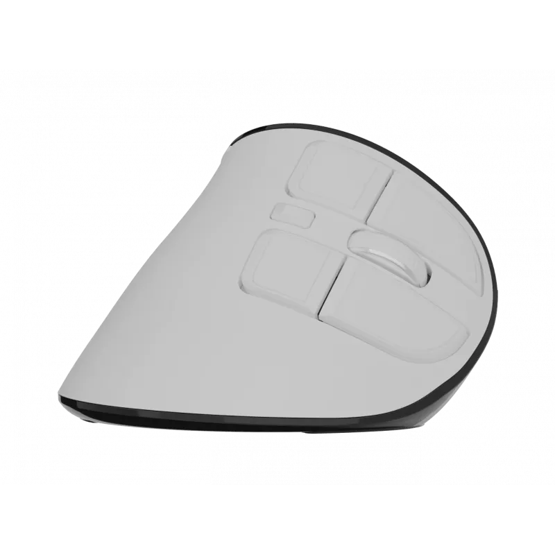 Bezprzewodowa mysz pionowa NATEC Euphonie Pro Bluetooth 5.0, 4000 DPI, programowalna, cicha, biała
