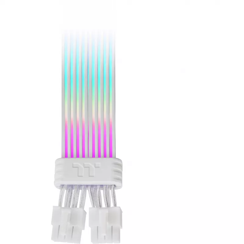 Kabel taśmowy zasilania THERMALTAKE AC-082-CN6NAN-A1, CPU 2x8Pin żeński–żeński, 0,272 m