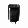 Ładowarka CANYON OnCharge 65RC z wbudowanym kablem USB-C, 65 W, 1x PD, 1x QC, wtyczka EU, czarna