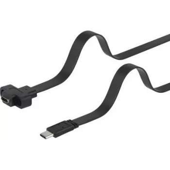 Kabel USB Renkforce RF-3415030 0,25 m 3.2 Gen 1 (3.1 Gen 1) USB-C Czarny (RF-3415030)