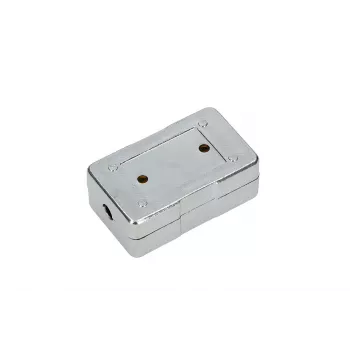 Extralink CAT6 STP Junction Box, złącze baryłkowe, srebrny