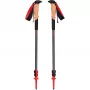 Kijki trekkingowe Pursuit S/M, urządzenie fitness szare/czerwone, 1 para, 100–125 cm