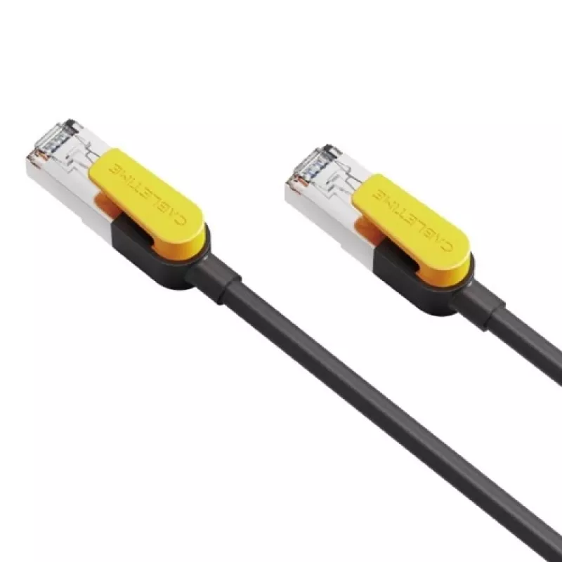 Kabel krosowy sieciowy CABLETIME Cat7 S/STP 0,5 m, czarny