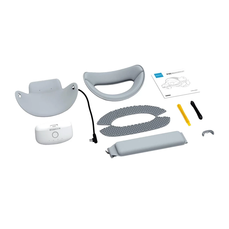 Pasek odciążający z baterią BOBOVR P4S dla Pico 4 Ultra — ergonomiczny regulowany pasek podtrzymujący