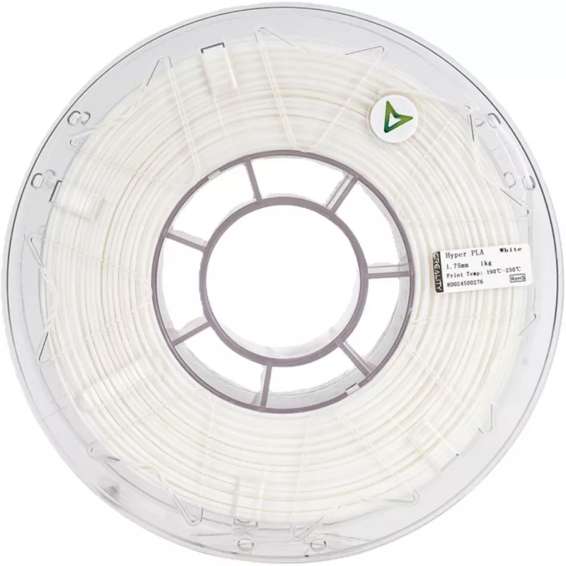 Materiał do druku 3D Creality 3D 3301010405 Kwas polimlekowy PLA Biały 1 kg