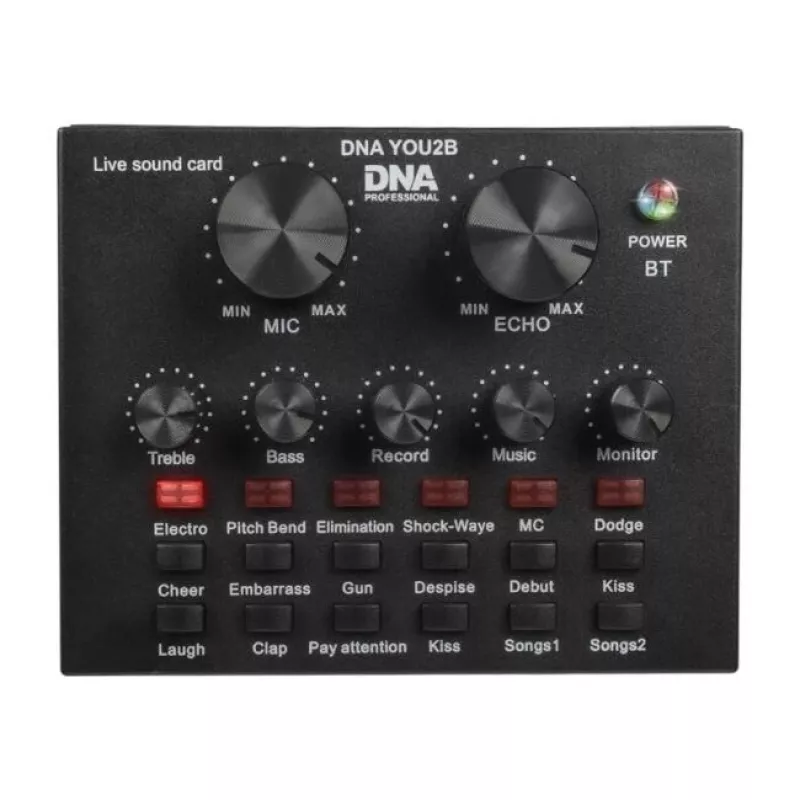 Zestaw mikrofonowy Bitmat DNA YOU2B — mikrofon, interfejs audio, statyw i kable