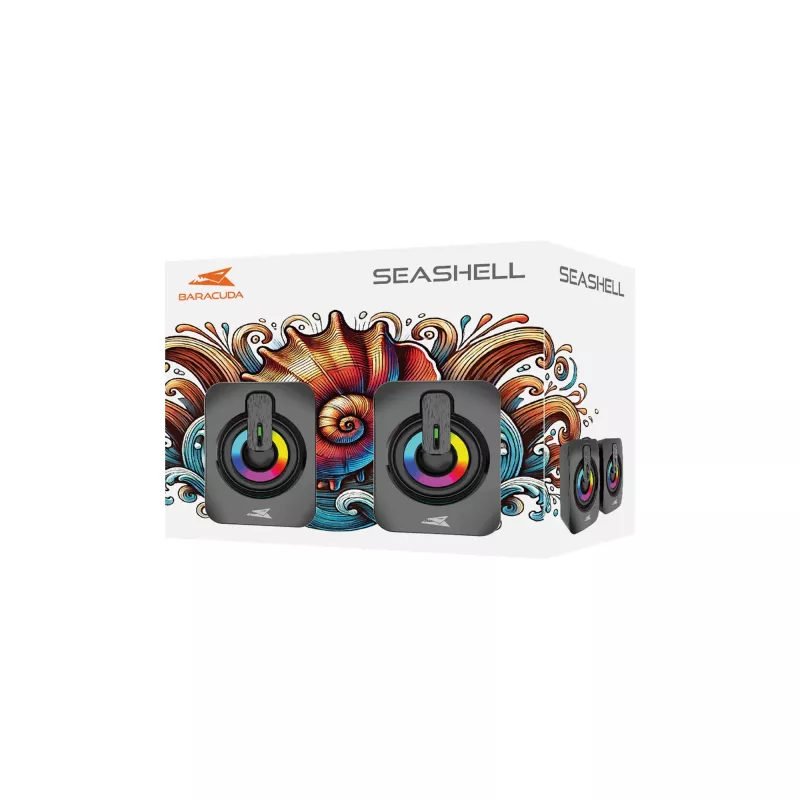 Baracuda Seashell BGSP-011 Czarny — dekoracyjny dodatek w kształcie muszli