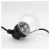 Łańcuch świetlny RealPower 463614 LED 12 lamp ciepła biel 4,9 m zasilany bateriami (AA)