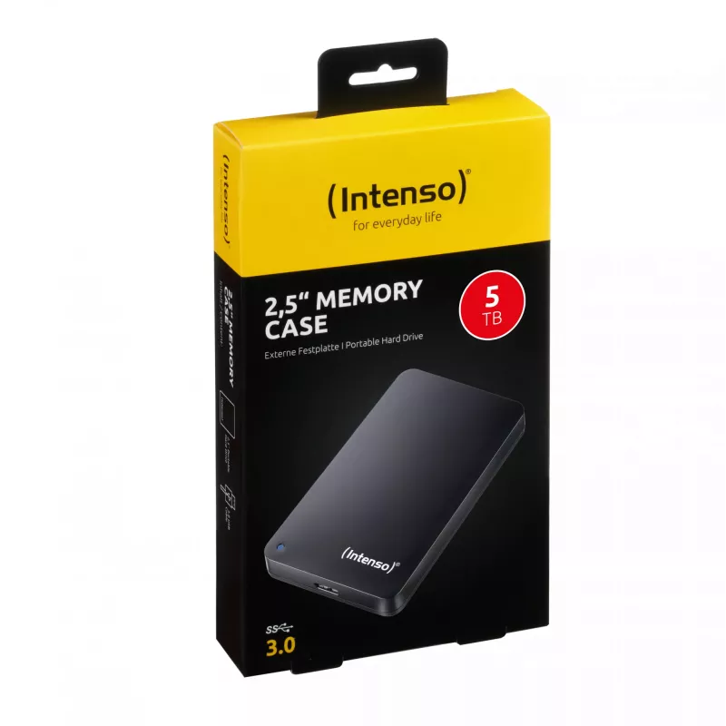Zewnętrzny dysk twardy Intenso 5 TB USB 3.2 2,5 cala Memory Case