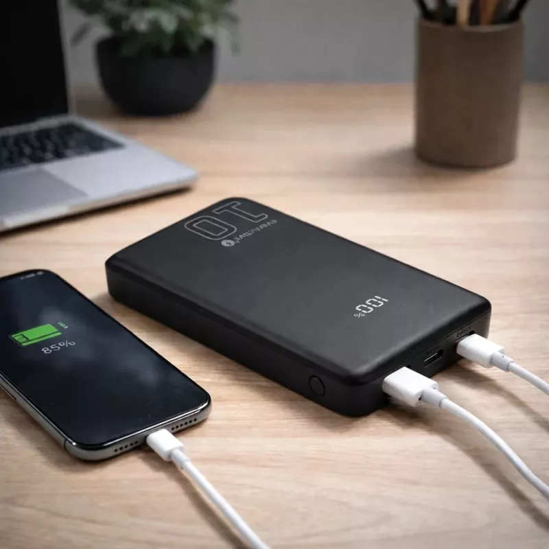 Przenośny powerbank everActive EB-11QB 10 000 mAh, 2× USB-C 20W (QC4.0)