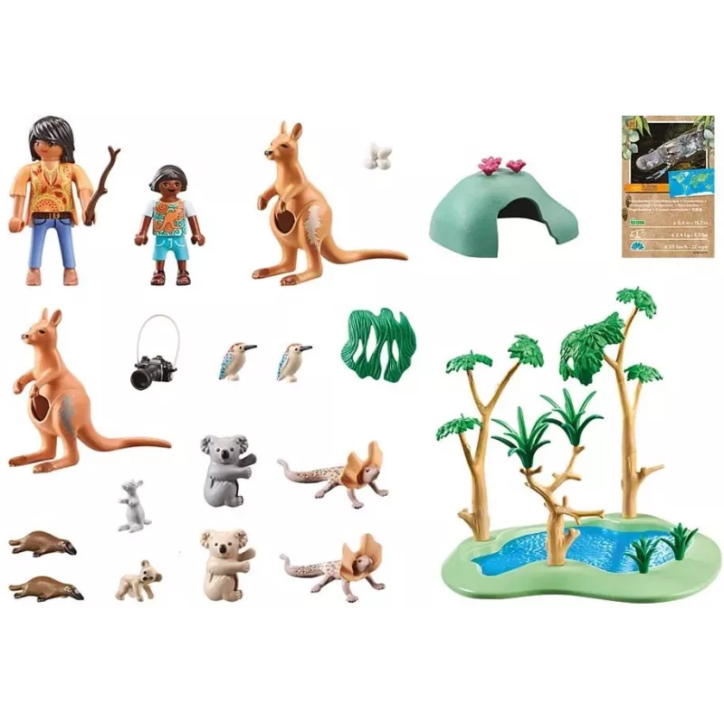 Wiltopia 71624 zestaw figurek zwierząt australijskich