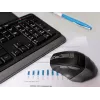 Mysz bezprzewodowa A4Tech FStyler 47478 2.4G Nano szara ergonomiczny design