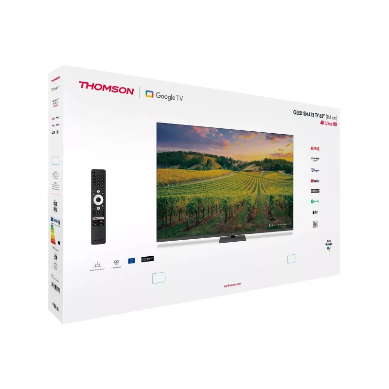 Telewizor|THOMSON|65 |4K Ultra HD|3840 x 2160 pikseli|Płaski|QLED|65QG5C14