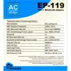 USB Wi‑Fi / adapter Bluetooth INTER-TECH EP-119, Wi‑Fi 5 (802.11ac), dwupasmowy 600 Mbit/s