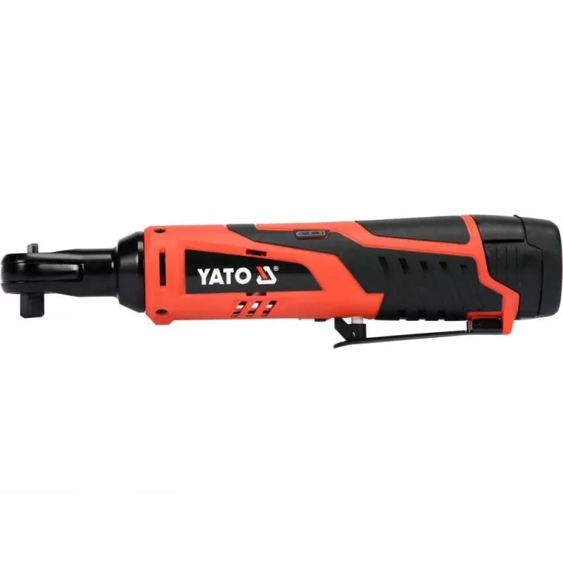 Klucz udarowy akumulatorowy YATO YT-82902 12V, moment obrotowy 200 Nm, silnik bezszczotkowy, napęd 3/8 cala