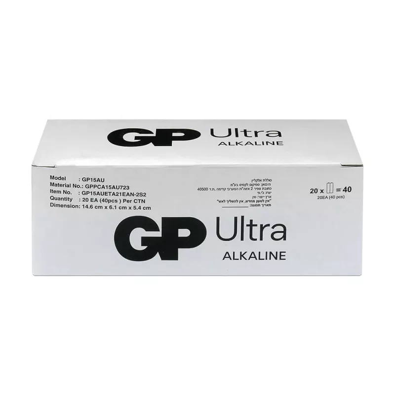 Alkaliczne baterie GP Battery LR6 AA 40 szt. (model 15AU21-S2)