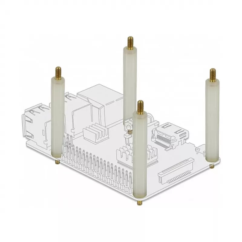 Zestaw montażowy DeLOCK 60238 naturalny plastik