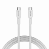 Kabel CANYON OnWire 60CL C-C 60W COLOR Pleciony 1m Biały