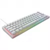 CHERRY K5V2 Kompaktowa klawiatura Gaming USB QWERTY Angielska Biała 67 klawiszy RGB LED