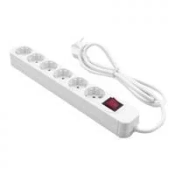 MRCS206 MEDIAR EXTENSION SOCKE 6-drożne z włącznikiem (MRCS206)