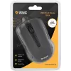 Przewodowa mysz USB, 3 przyciski, gumowana powierzchnia, 1000 DPI