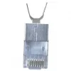 Shielded wtyk RJ45 EQUIP Cat 8.1, male, srebrny, 50 pcs, 11.7×22.5 mm, 3.7 g