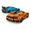 Klocki konstrukcyjne LEGO Speed Champions zestaw 77238 — Lamborghini Revuelto & Huracán STO, 607 elementów, 2 minifigurki, zalecany wiek 10+