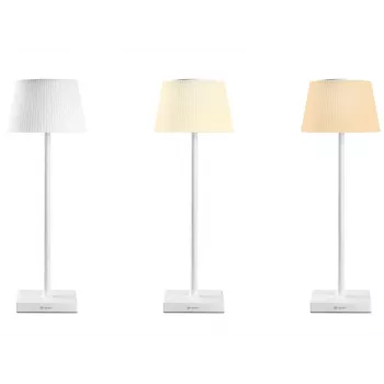 Lampa stołowa TRACER Pluto biały TRAOSW47233 LED z regulacją jasności, wykończenie białe
