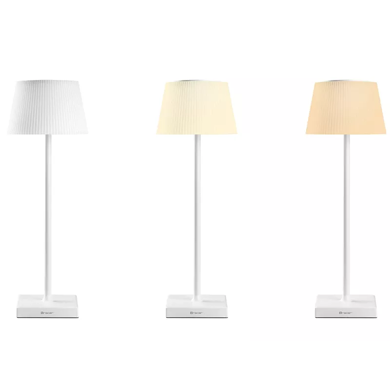 Lampa stołowa TRACER Pluto biały TRAOSW47233 LED z regulacją jasności, wykończenie białe