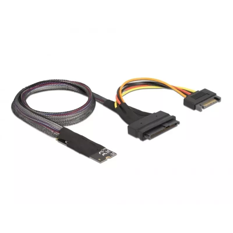 Adapter DeLOCK M.2 Key M do U.2 SFF-8639 NVMe z kablem 50 cm