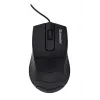 Optyczna mysz symetryczna DEFENDER HIT MB-530 — 1000 DPI, USB Type-A, czarna, przewód 1,5 m