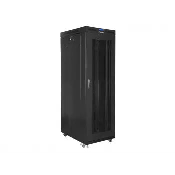 Lanberg FF01-8227-23BL szafa rack 27U wolnostojąca Czarna