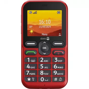 Doro Leva L10 4G, telefon z dużymi przyciskami, czerwony (380571)
