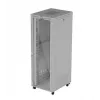 Szafa rack LANBERG FF01-8047-12SL 47U 800x1000 mm szara z przednimi i tylnymi drzwiami szklanymi oraz miejscem na panel LCD