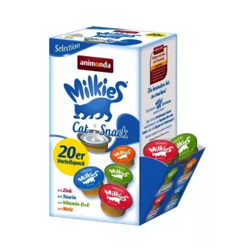 Suche przysmaki dla kotów animonda Milkies 15 g — przysmak dla dorosłych kotów, saszetka 15 g