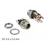 Złącze przewodowe DeLOCK 89911 DC czarny/nikiel
