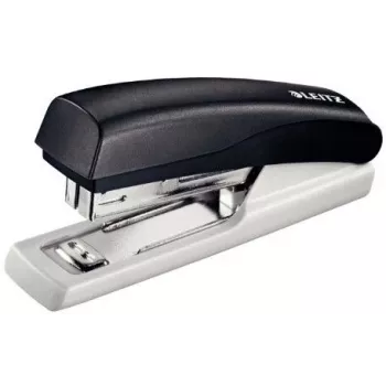 Leitz NeXXt Stapler 5517, 10 arkuszy, 10 arkuszy, Czarny, Srebrny, Tworzywo sztuczne, 80 g/m², Górne, Zintegrowane